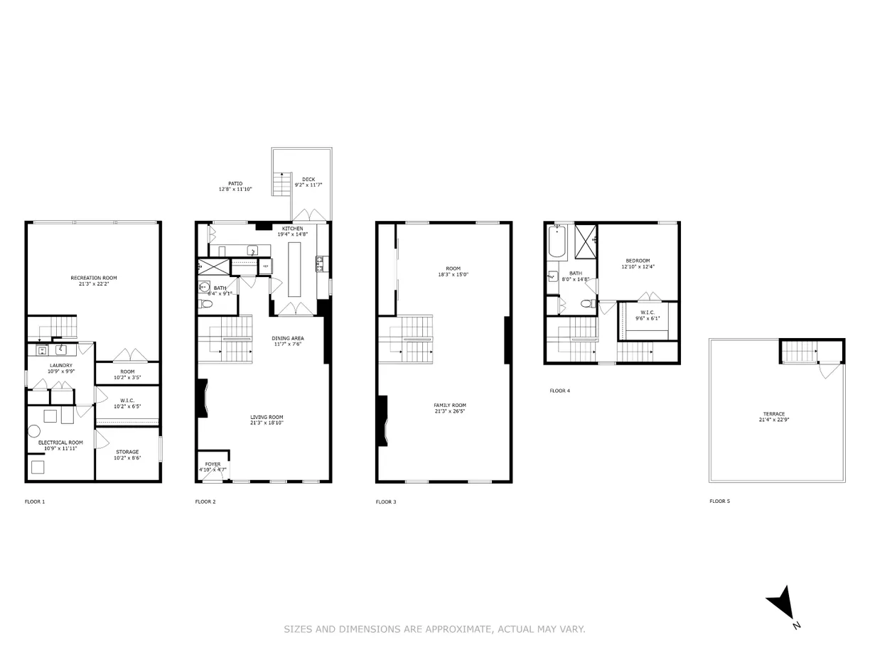 New York City Real Estate | View 7 Macdougal Alley | Floorplan 1