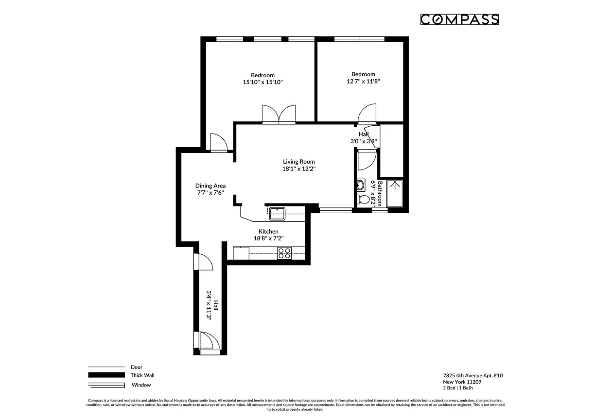 New York City Real Estate | View 7825 4th Avenue, E10 | Floorplan