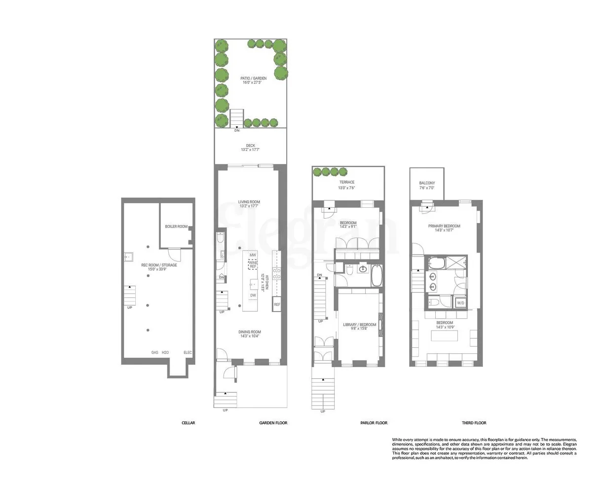 New York City Real Estate | View 202 Bergen Street | Floorplan