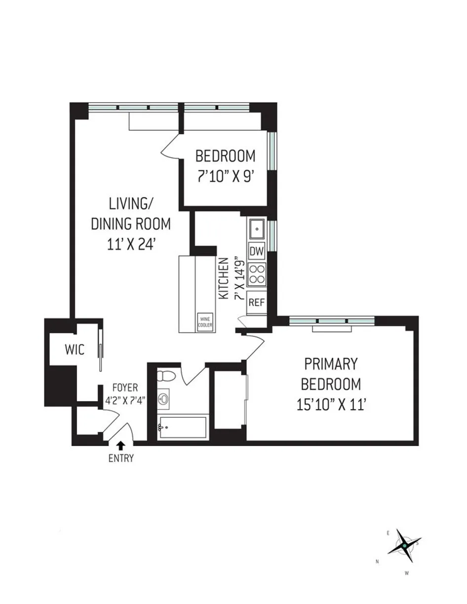 New York City Real Estate | View 233 E 69th Street, 12K | Floorplan