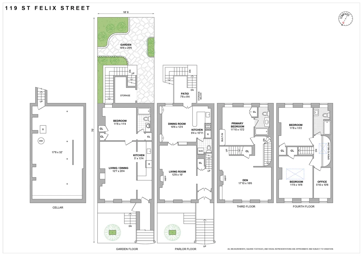 New York City Real Estate | View 119 St Felix Street | Floorplan