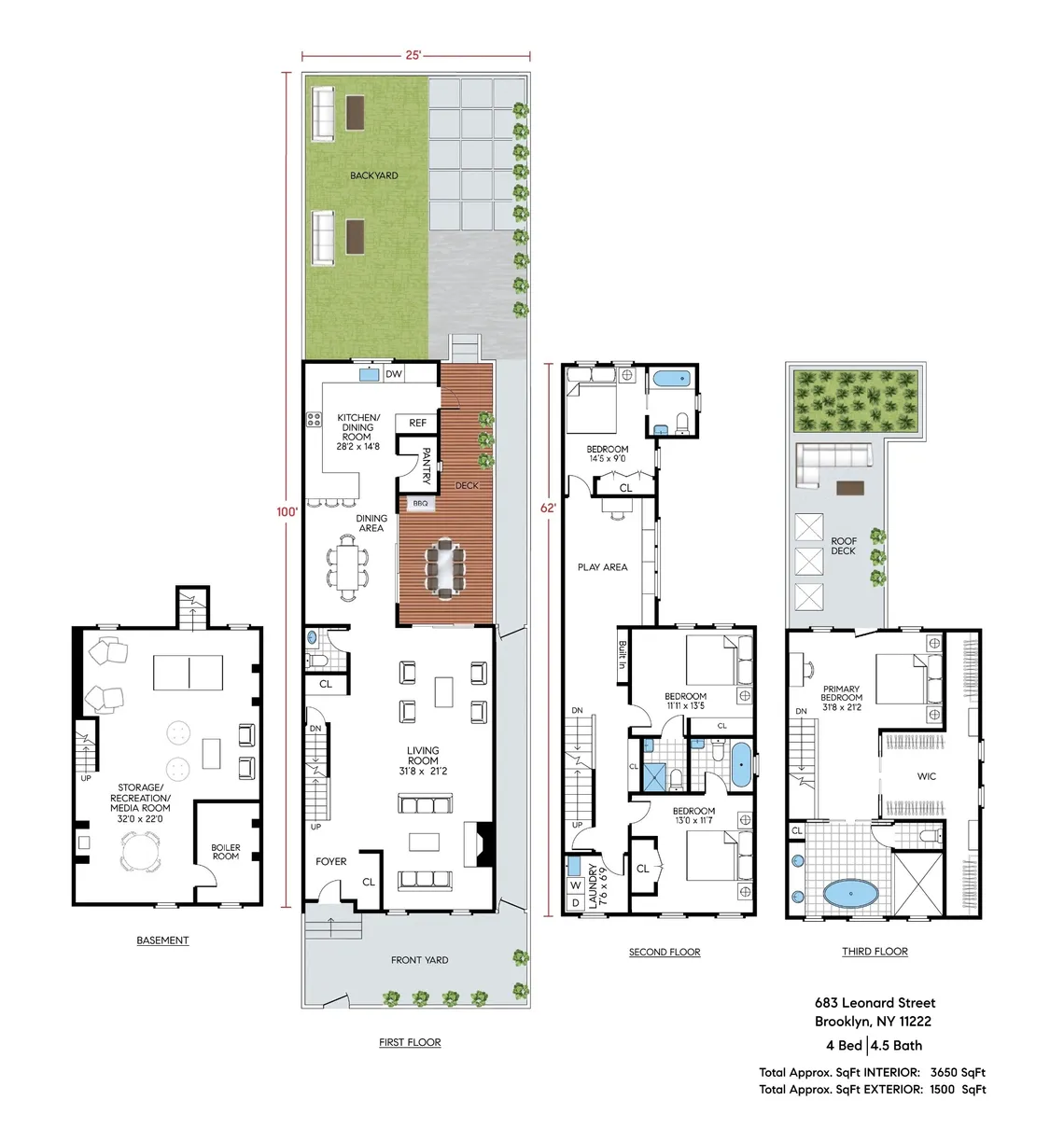 New York City Real Estate | View 683 Leonard Street | Floorplan