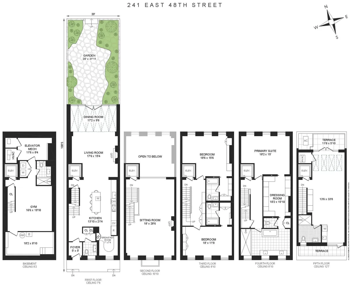 New York City Real Estate | View 241 E 48th Street | Floorplan