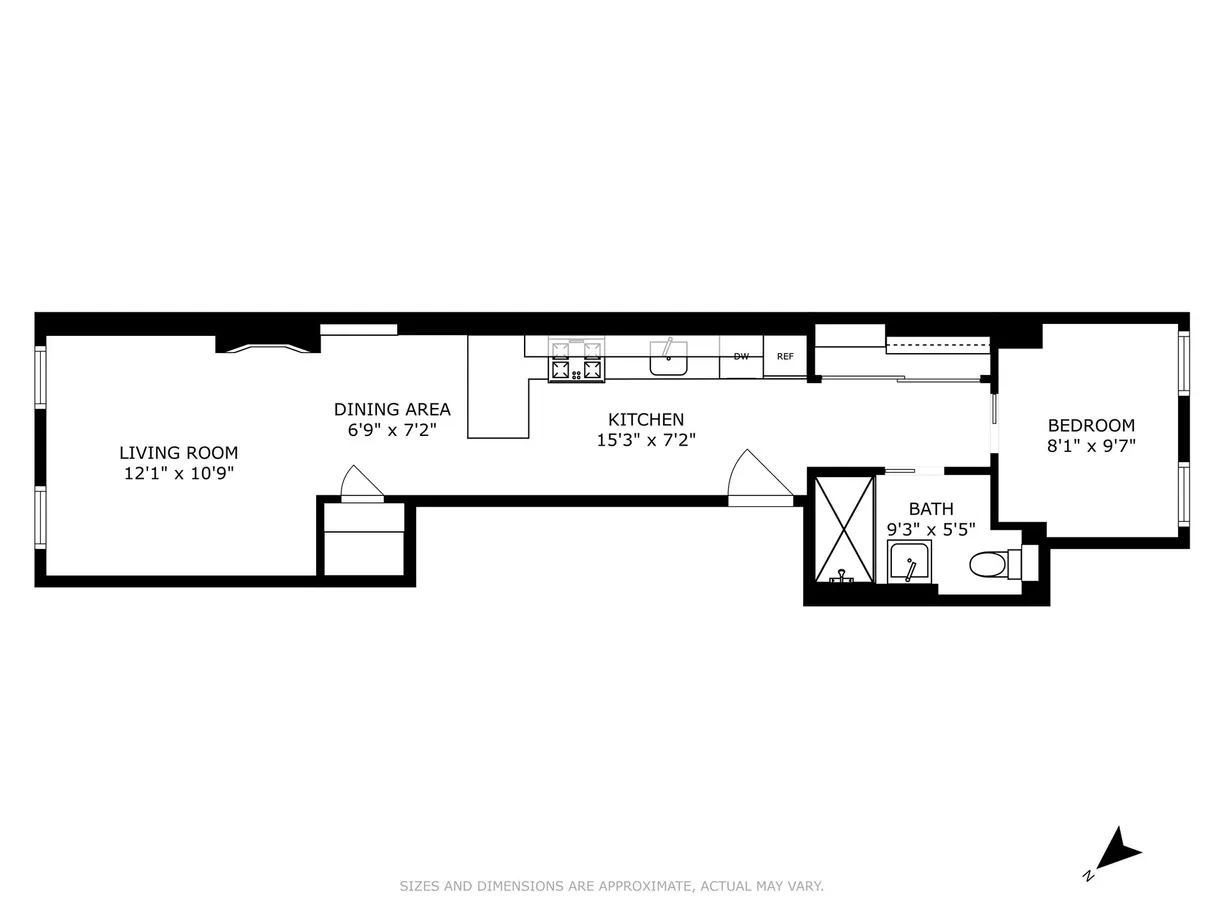New York City Real Estate | View 334 E 5th Street, 3E | Floorplan