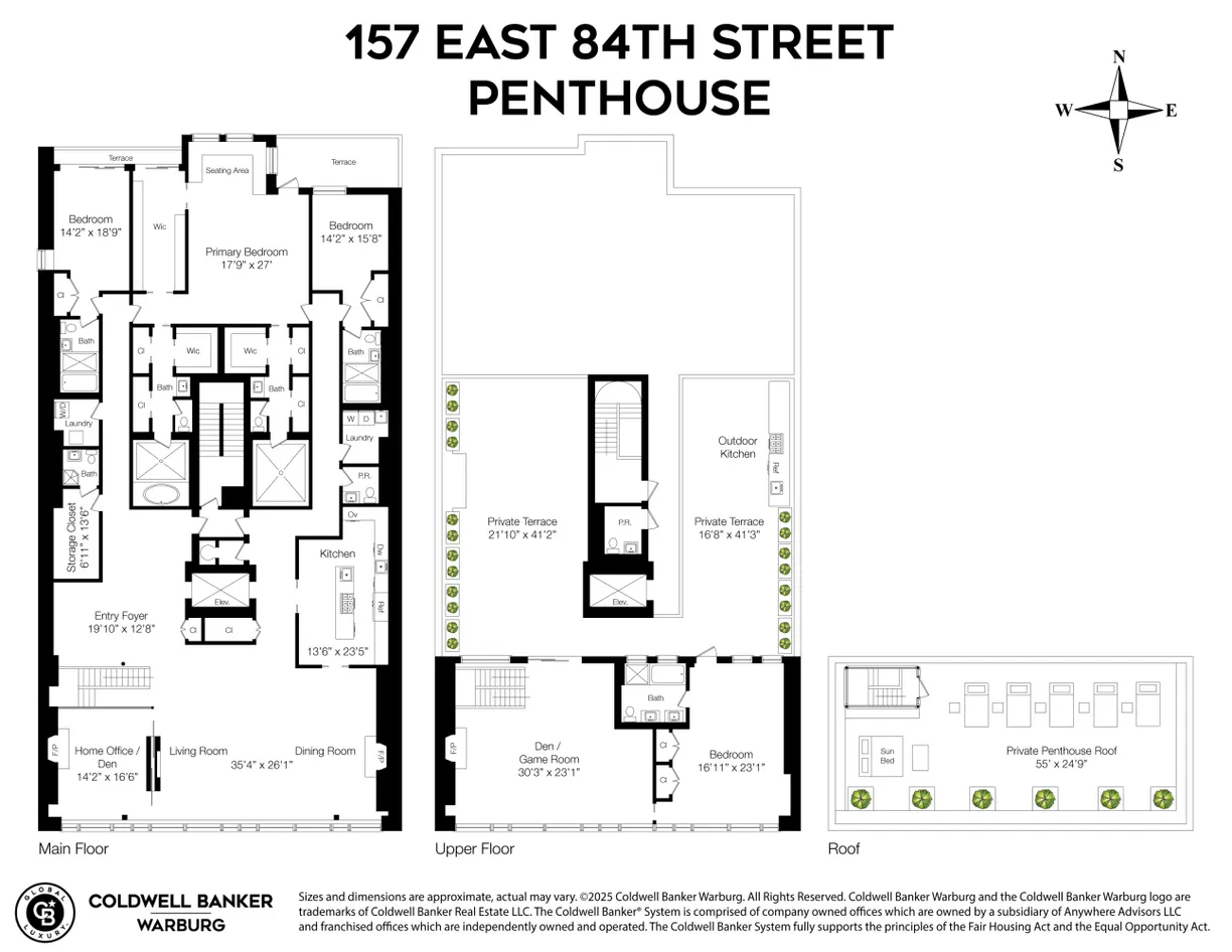 New York City Real Estate | View 157 E 84th Street, PH | Floorplan
