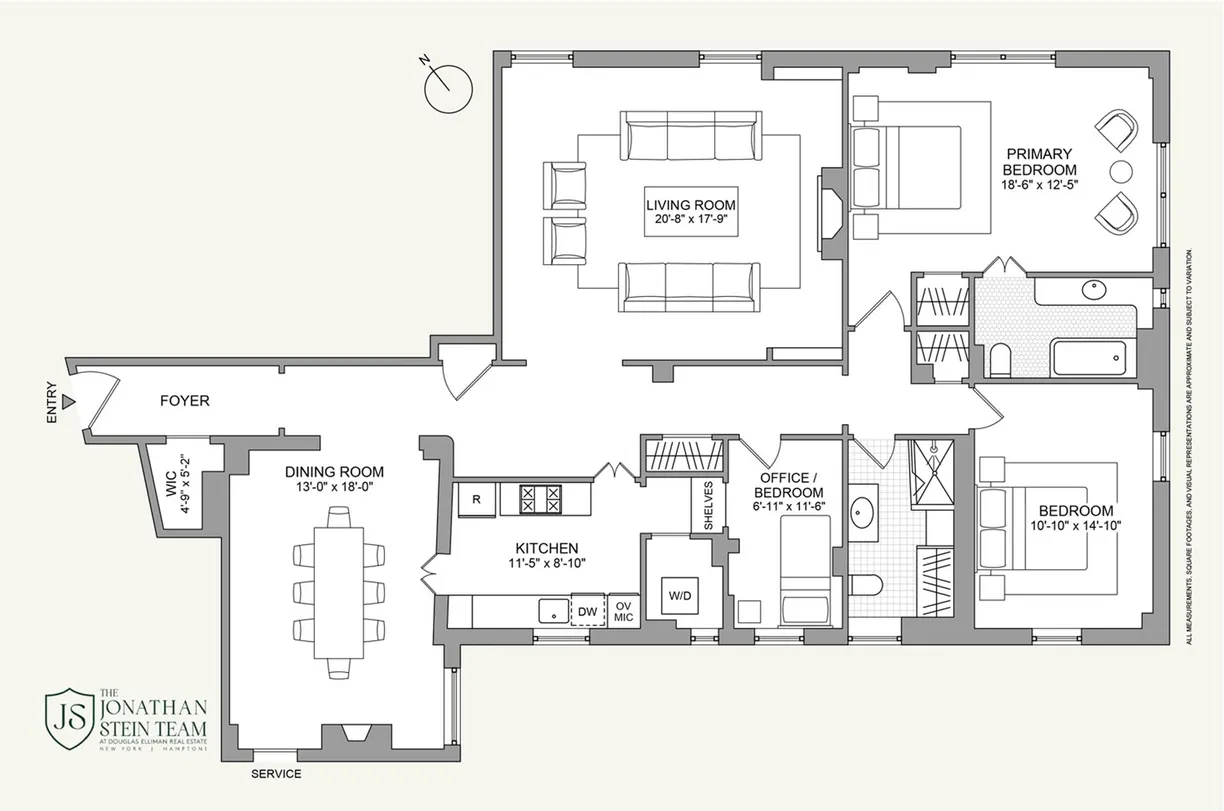 New York City Real Estate | View 404 Riverside Drive, 8A | Floorplan