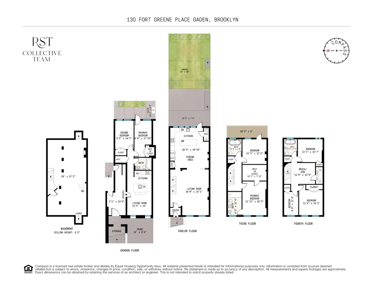 New York City Real Estate | View 130 Fort Greene Place | Floorplan 2