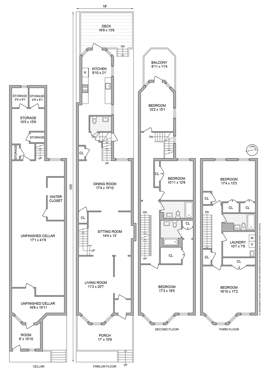 New York City Real Estate | View 259 New York Avenue | Floorplan