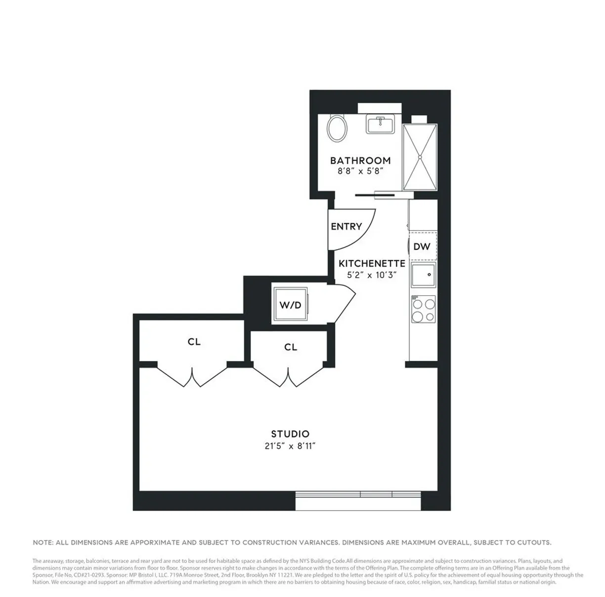 New York City Real Estate | View 1064 Hancock Street, 101 | Floorplan