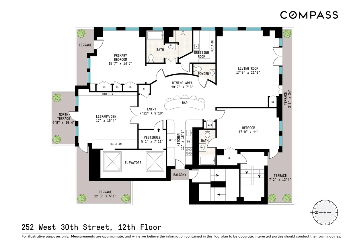 New York City Real Estate | View 252 W 30th Street, 12 | Floorplan