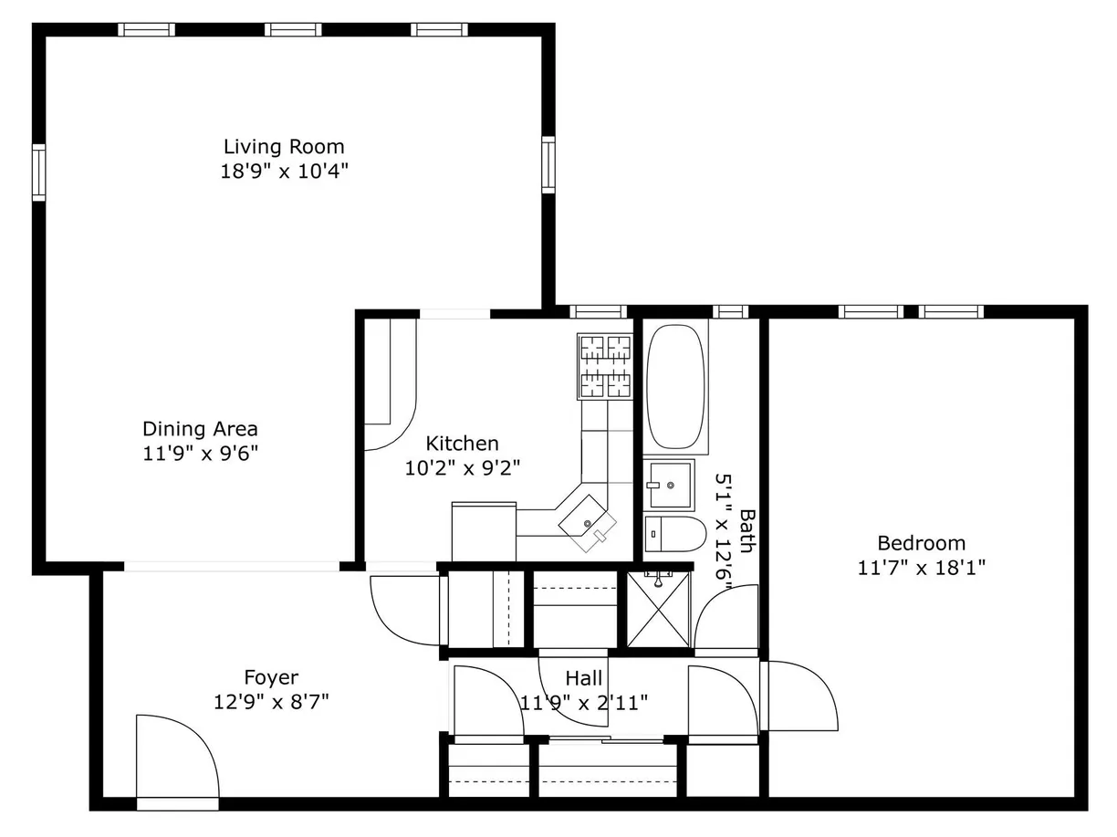 New York City Real Estate | View 77-11 35th Avenue, 2 | Floorplan 1