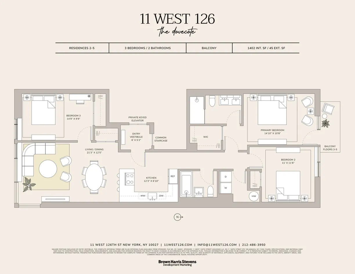 New York City Real Estate | View 11 W 126th Street, FLOOR3 | Floorplan