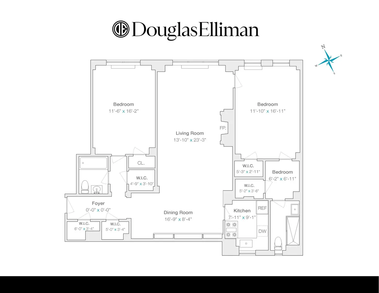 New York City Real Estate | View 414 E 52nd Street, 2A | Floorplan