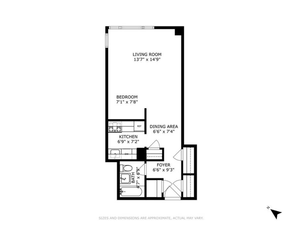New York City Real Estate | View 30 W 60th Street, 6L | Floorplan