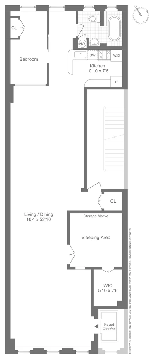 New York City Real Estate | View 153 Chambers Street, 4 | Floorplan