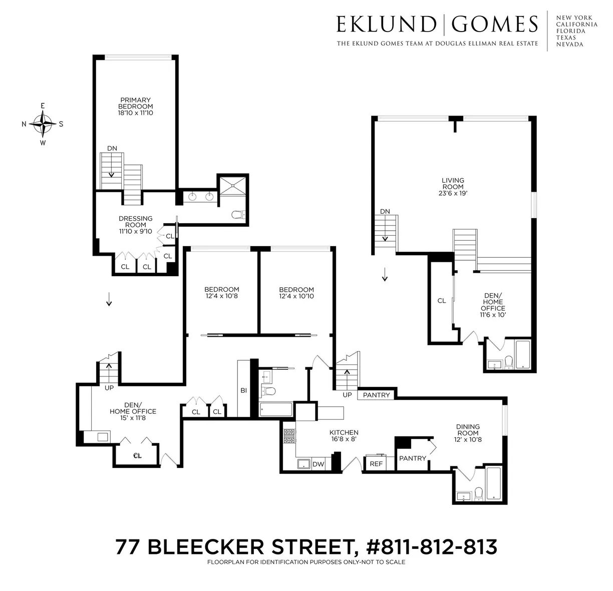 New York City Real Estate | View 77 Bleecker Street, 812 | Floorplan
