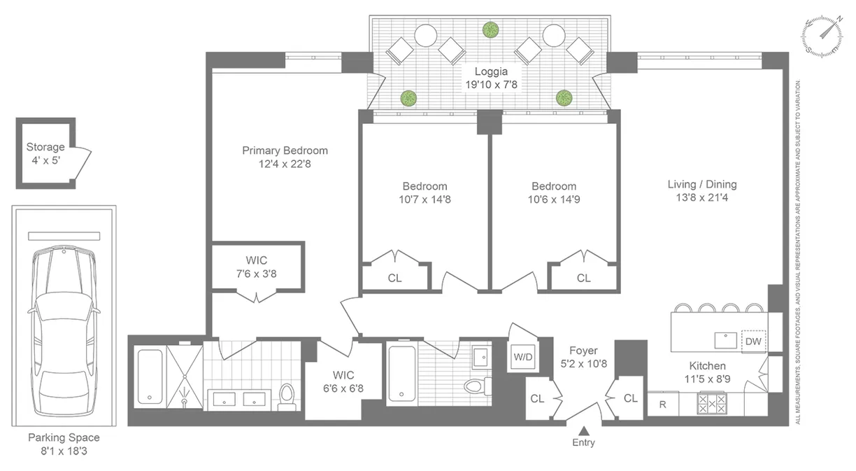 New York City Real Estate | View 58 St Marks Place, 911 | Floorplan