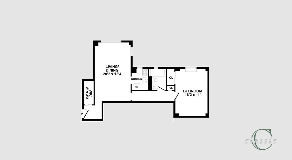 New York City Real Estate | View 162 W 56th Street, 1202 | Floorplan