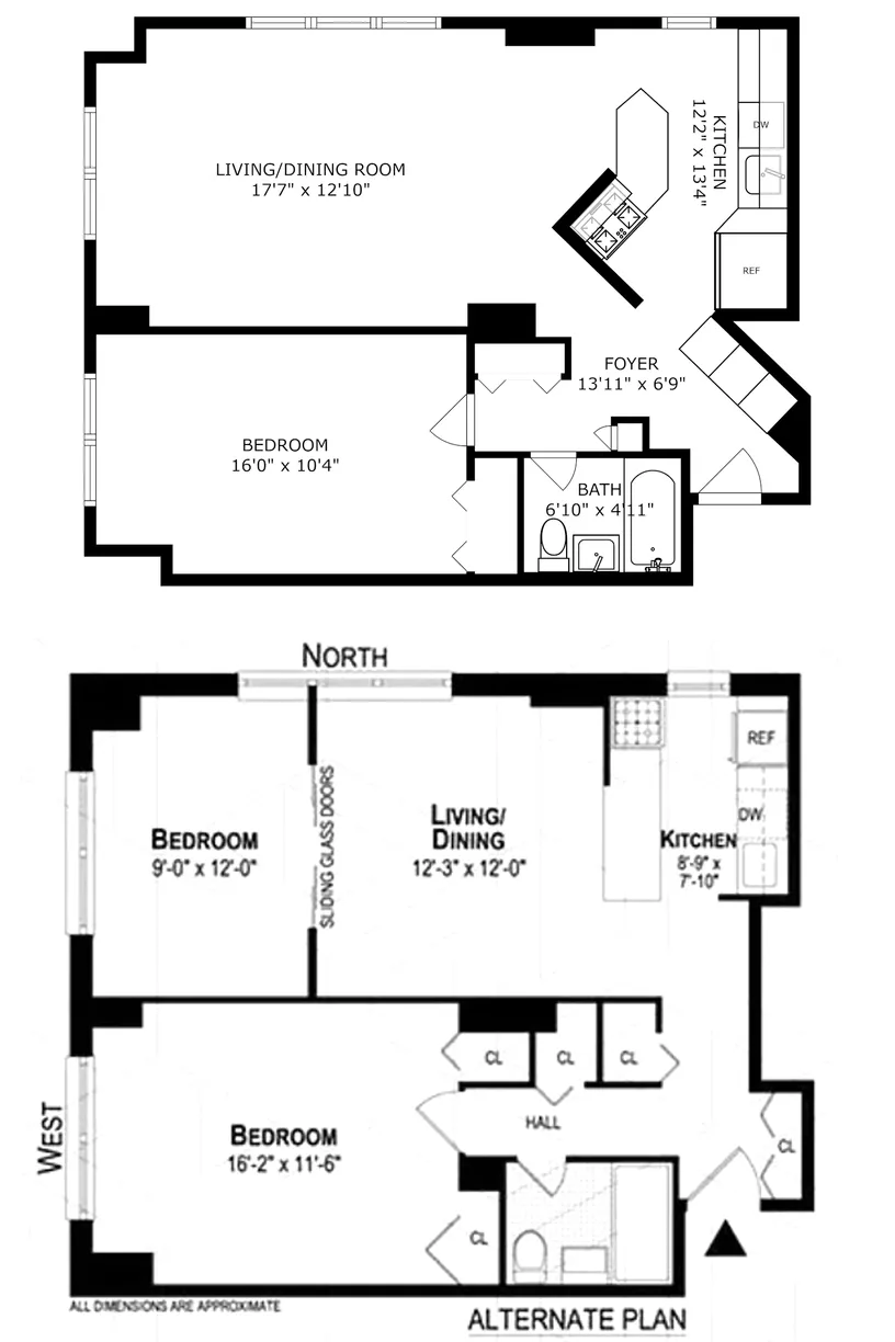 New York City Real Estate | View 330 3rd Avenue, 12B | Floorplan