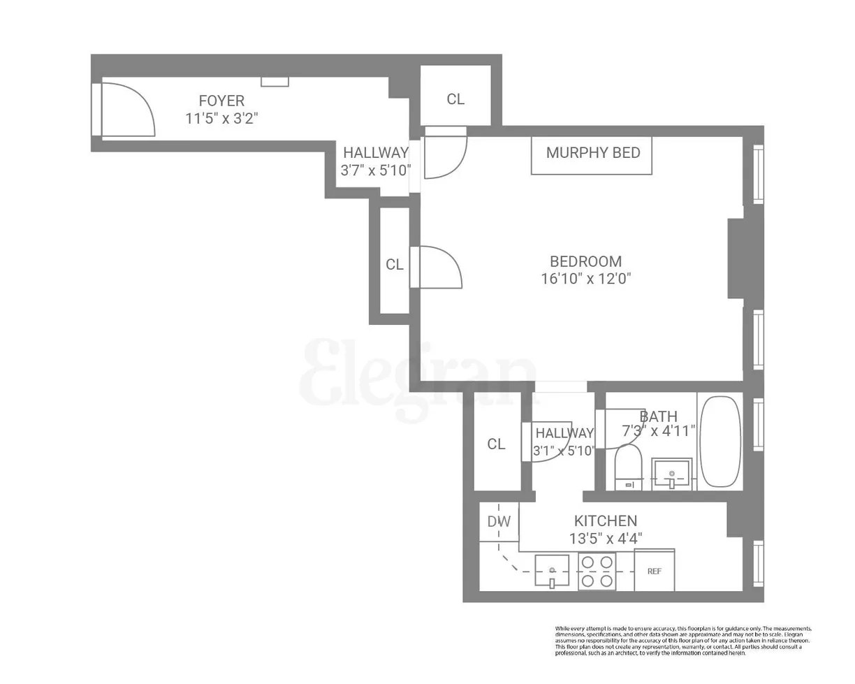 New York City Real Estate | View 325 W 45th Street, 101 | Floorplan 1