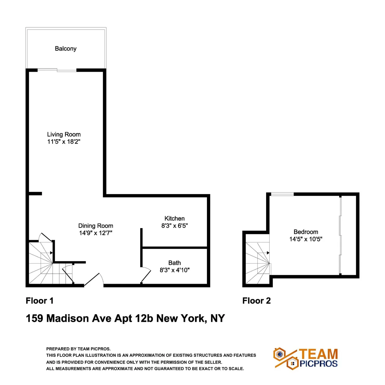 New York City Real Estate | View 159 Madison Avenue, 12B | Floorplan