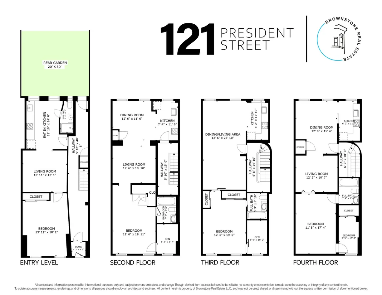 New York City Real Estate | View 121 President Street | Floorplan