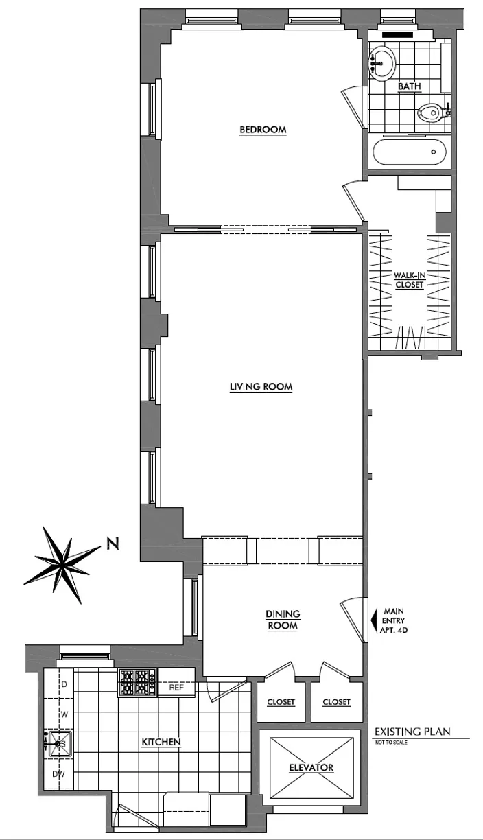 New York City Real Estate | View 470 Park Avenue, 4D | Floorplan