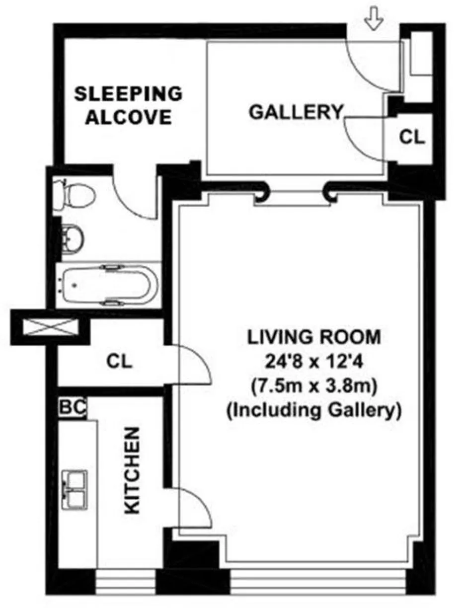 New York City Real Estate | View 10 Park Avenue, 3G | Floorplan
