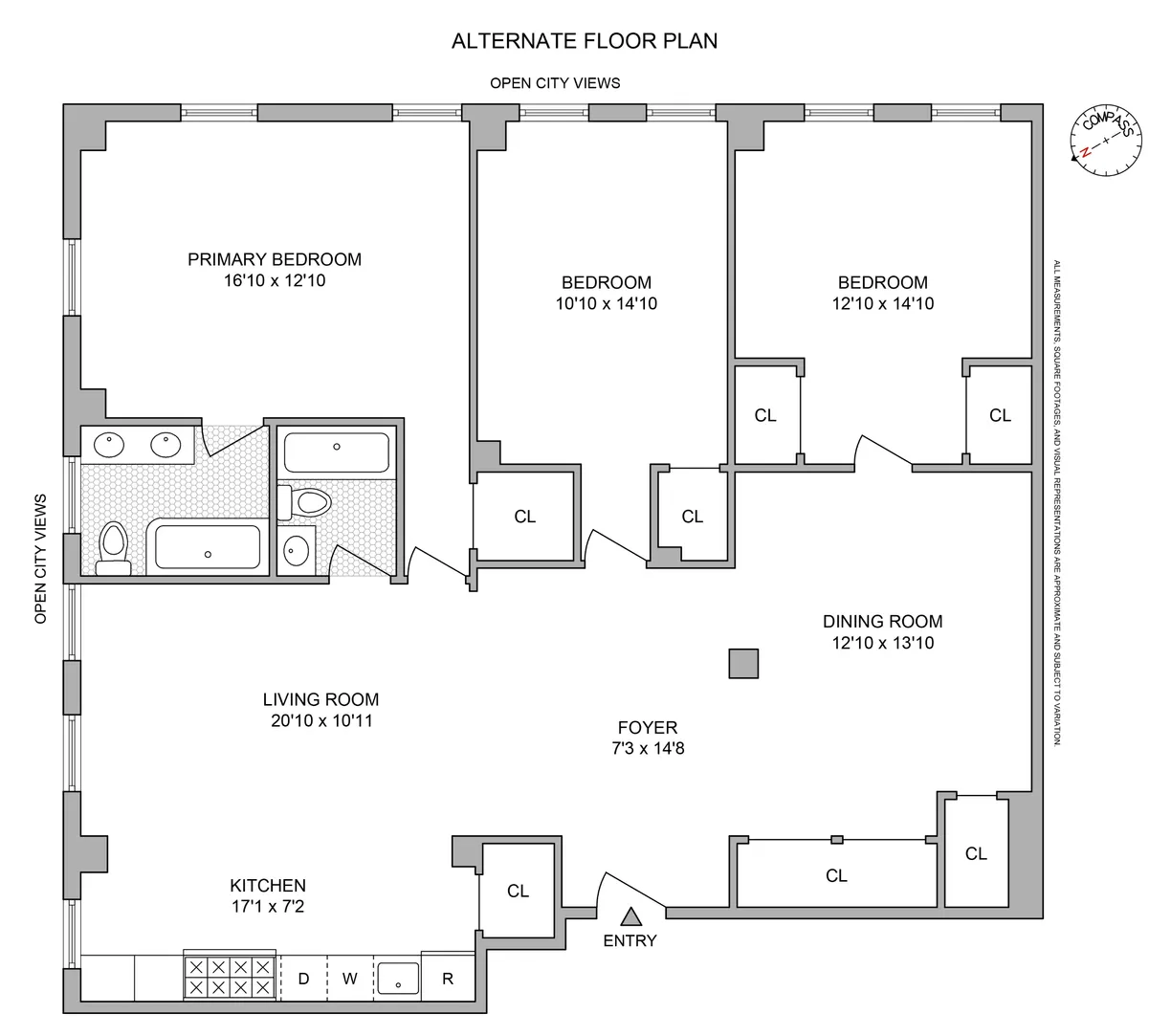 New York City Real Estate | View 172 E 4th Street, 8F | Floorplan 2