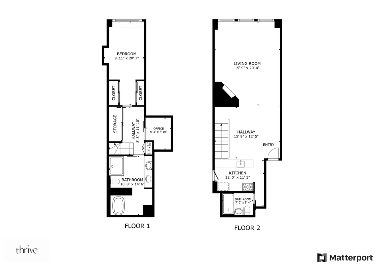 New York City Real Estate | View 244 W 23rd Street, 3A | Floorplan