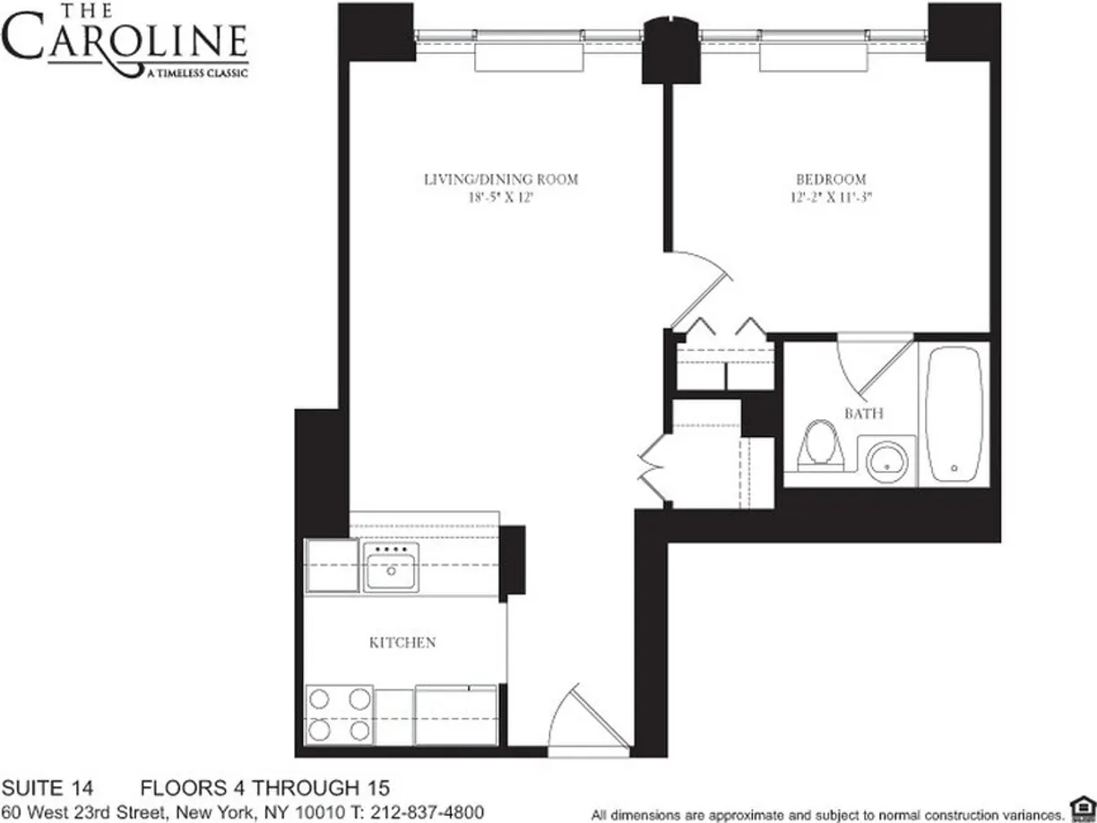 60 W 23rd Street #714, New York, NY 10010 Property for rent
