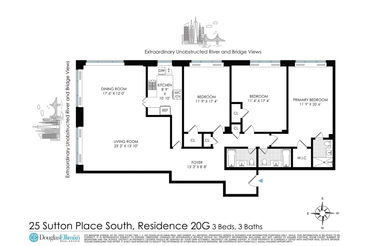 25 Sutton Place S #20G, New York, NY 10022 Property for sale