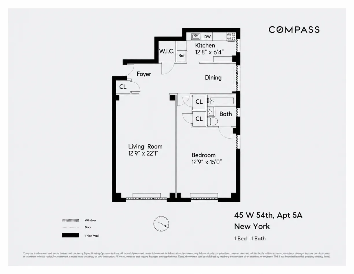 45 W 54th Street #5A, New York, NY 10019 Property for sale