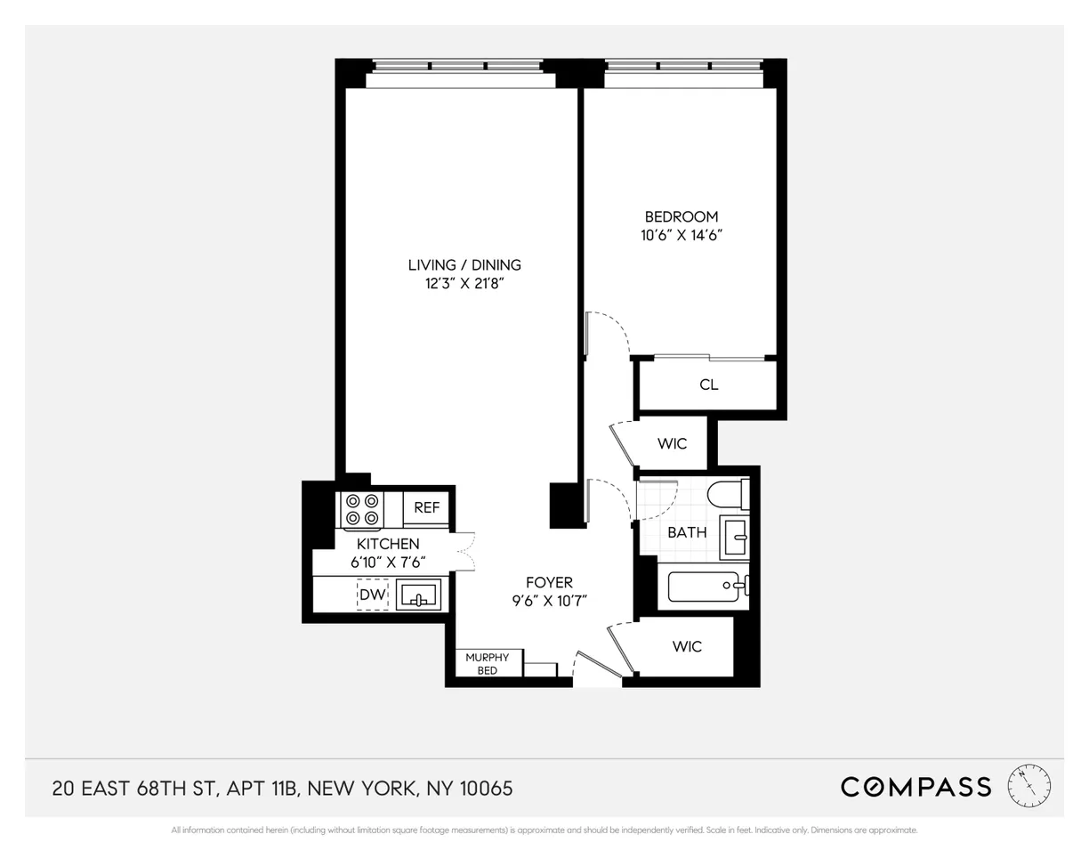 New York City Real Estate | View 20 E 68th Street, 11B | Floorplan