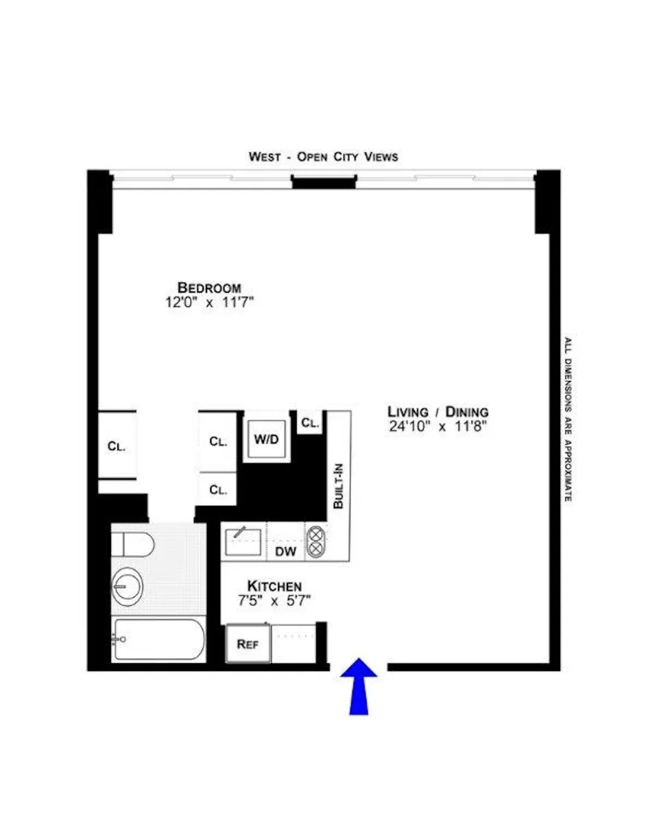 New York City Real Estate | View 200 E 61st Street, 28C | Floorplan