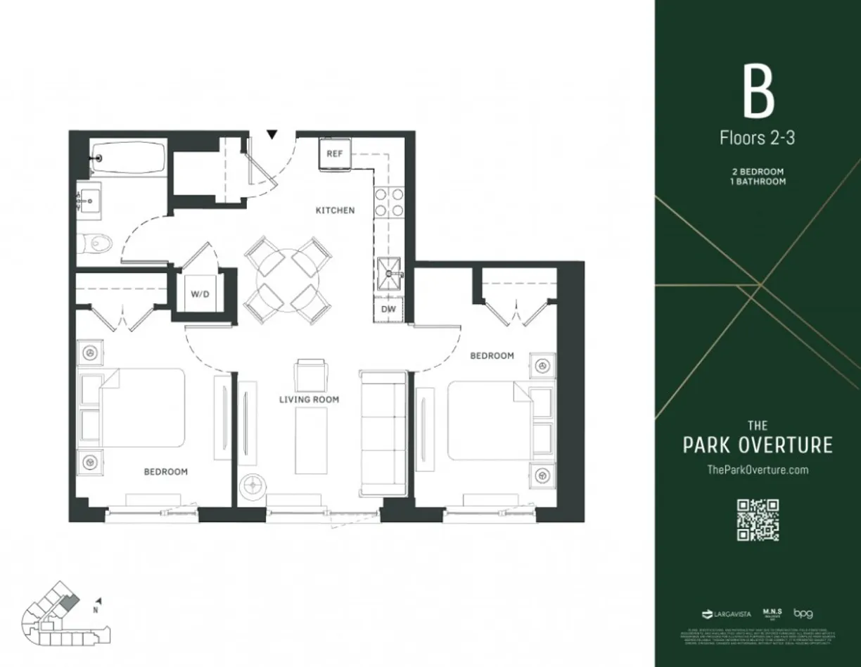New York City Real Estate | View 4568 Broadway, 2B | Floorplan