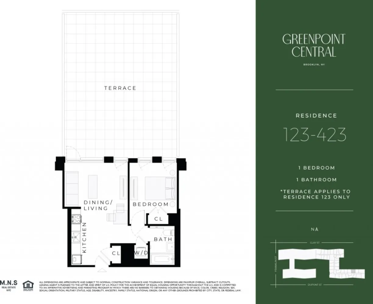 New York City Real Estate | View 75 Dupont Street, 223 | Floorplan