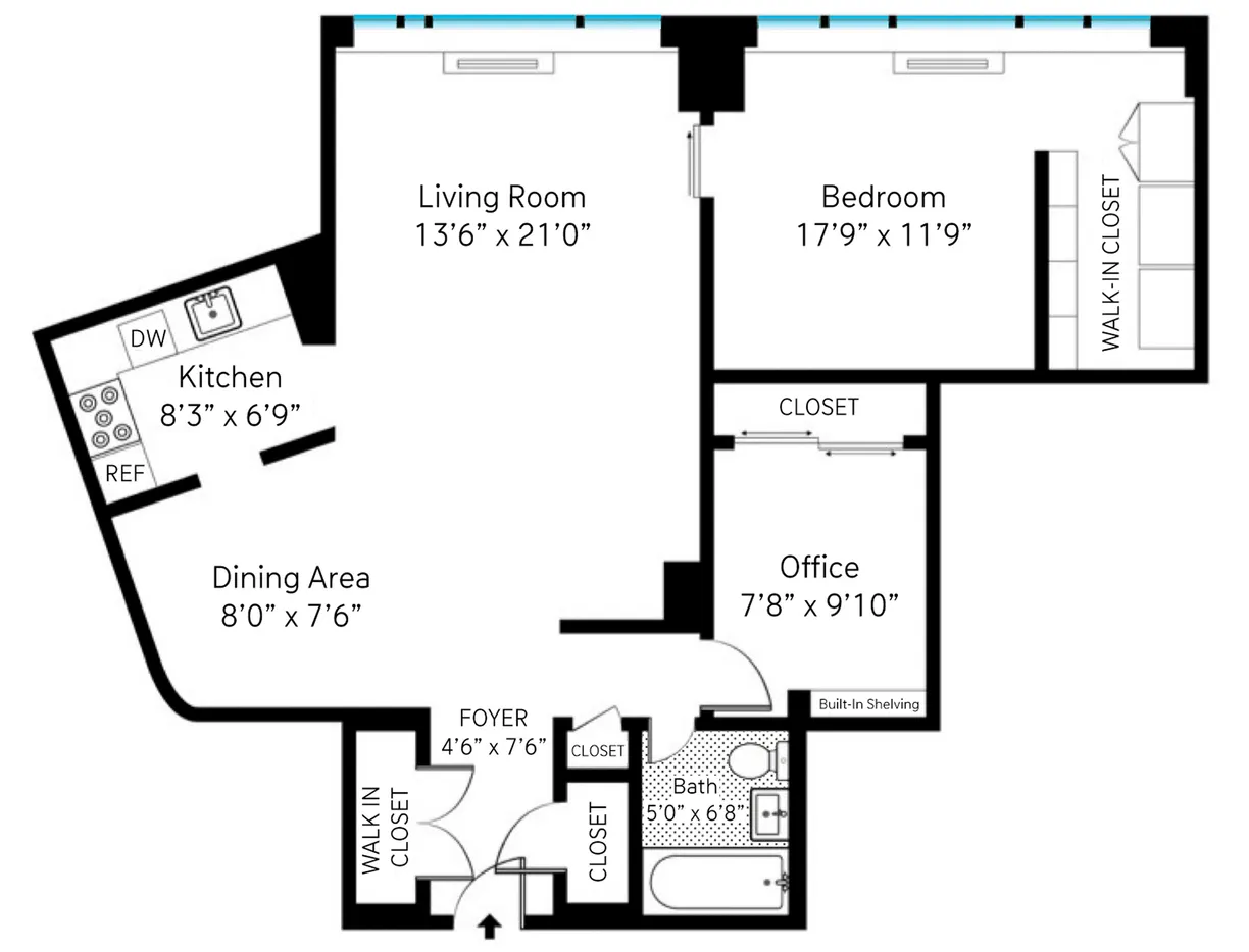 New York City Real Estate | View 200 Central Park S, 3F | Floorplan