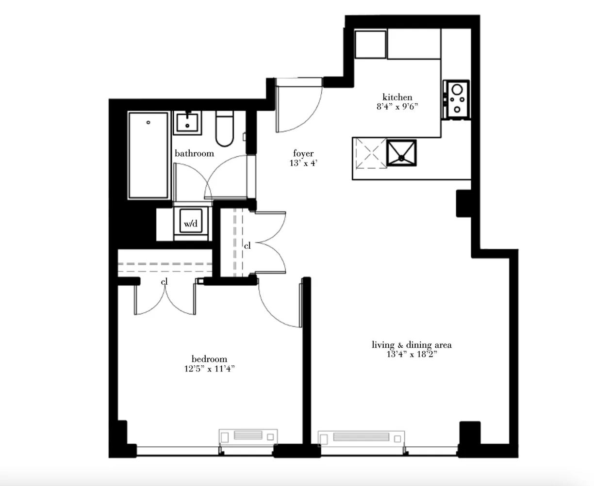New York City Real Estate | View 26-26 Jackson Avenue, 603 | Floorplan