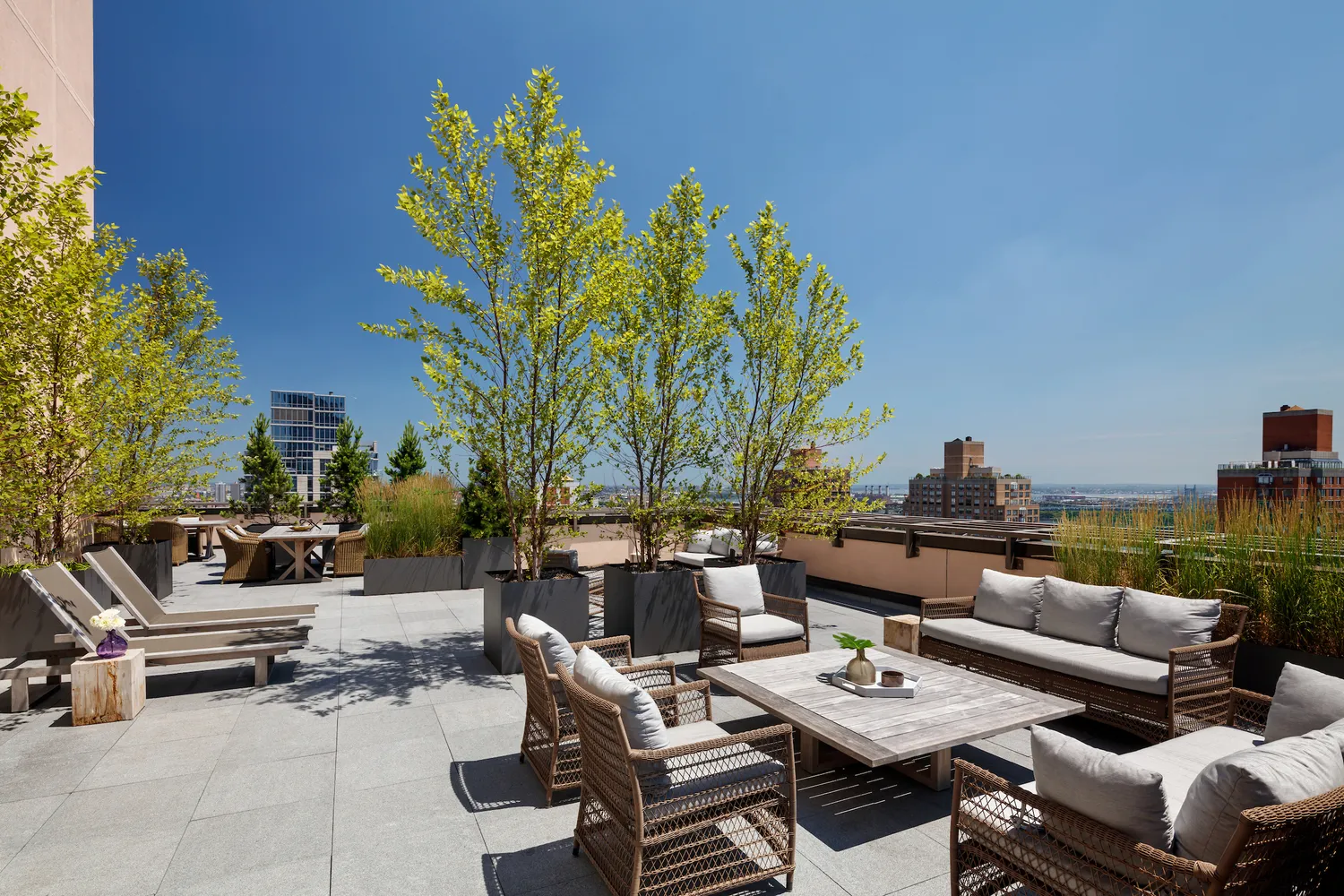 Landscaped Roof Deck 