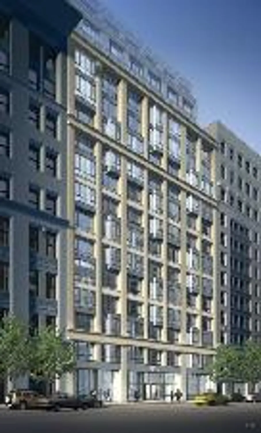 Sleek, Modern building at 4 West 21st St