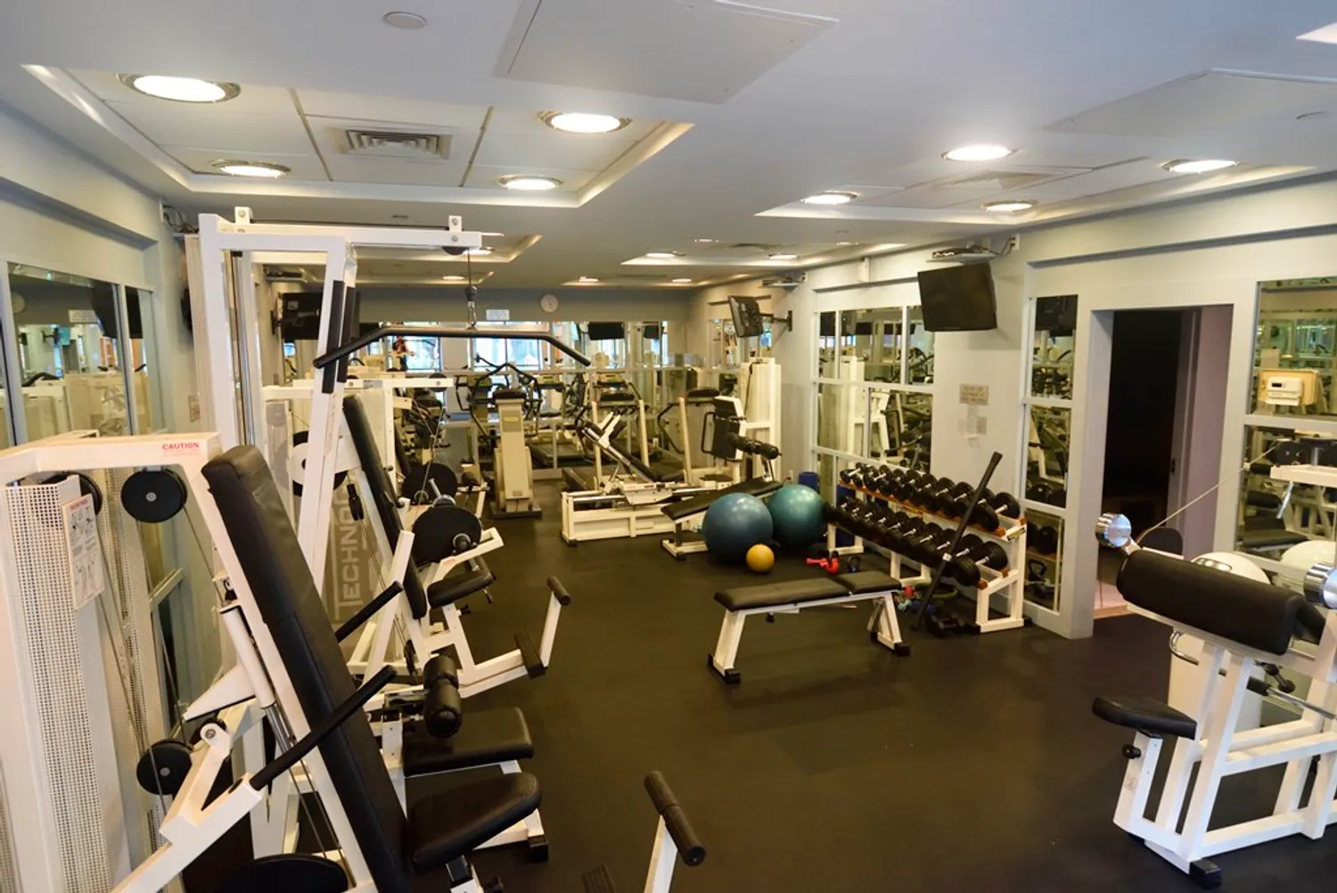 Large Gym, with Sauna & Steam Rooms - renovated