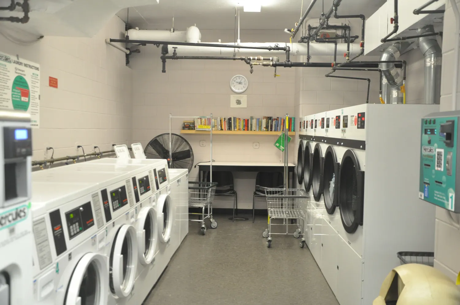 Large and renovated laundry room