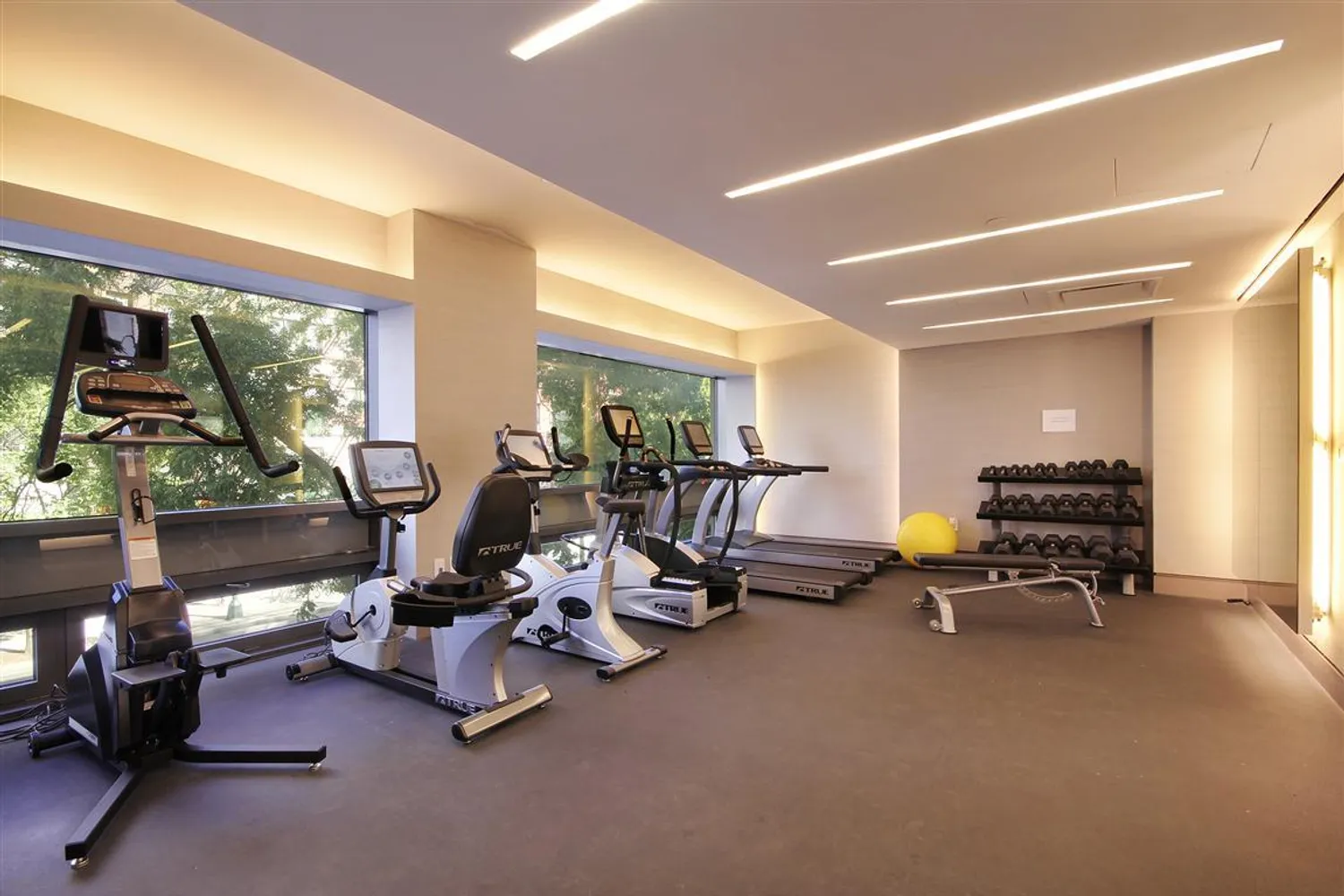 Gym on second floor