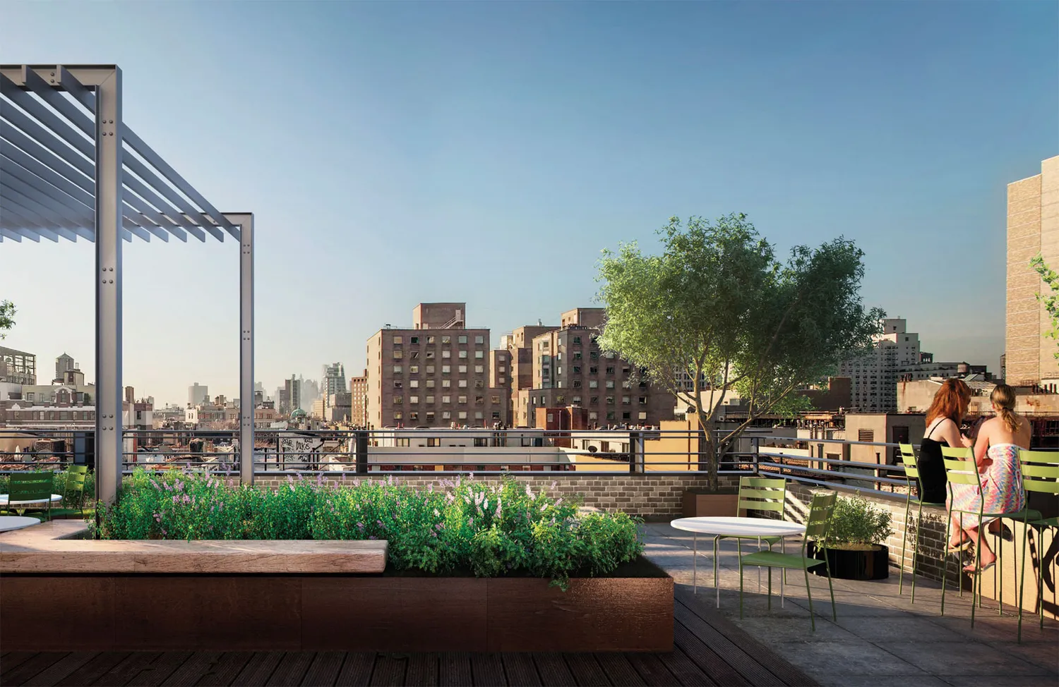 Roof Garden with BBQ & Party Facilities
