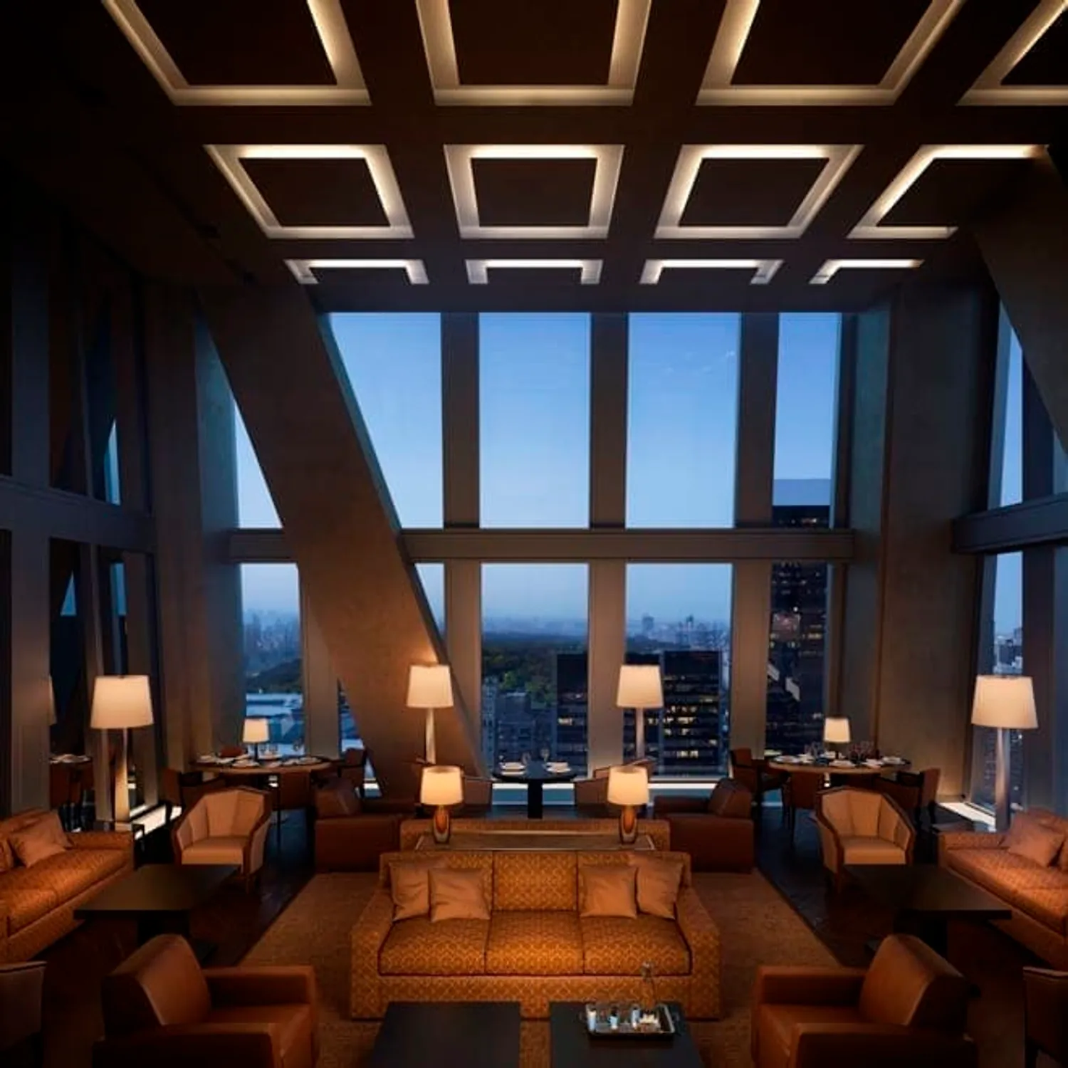 Central Park View Lounge with Private Dining Room 