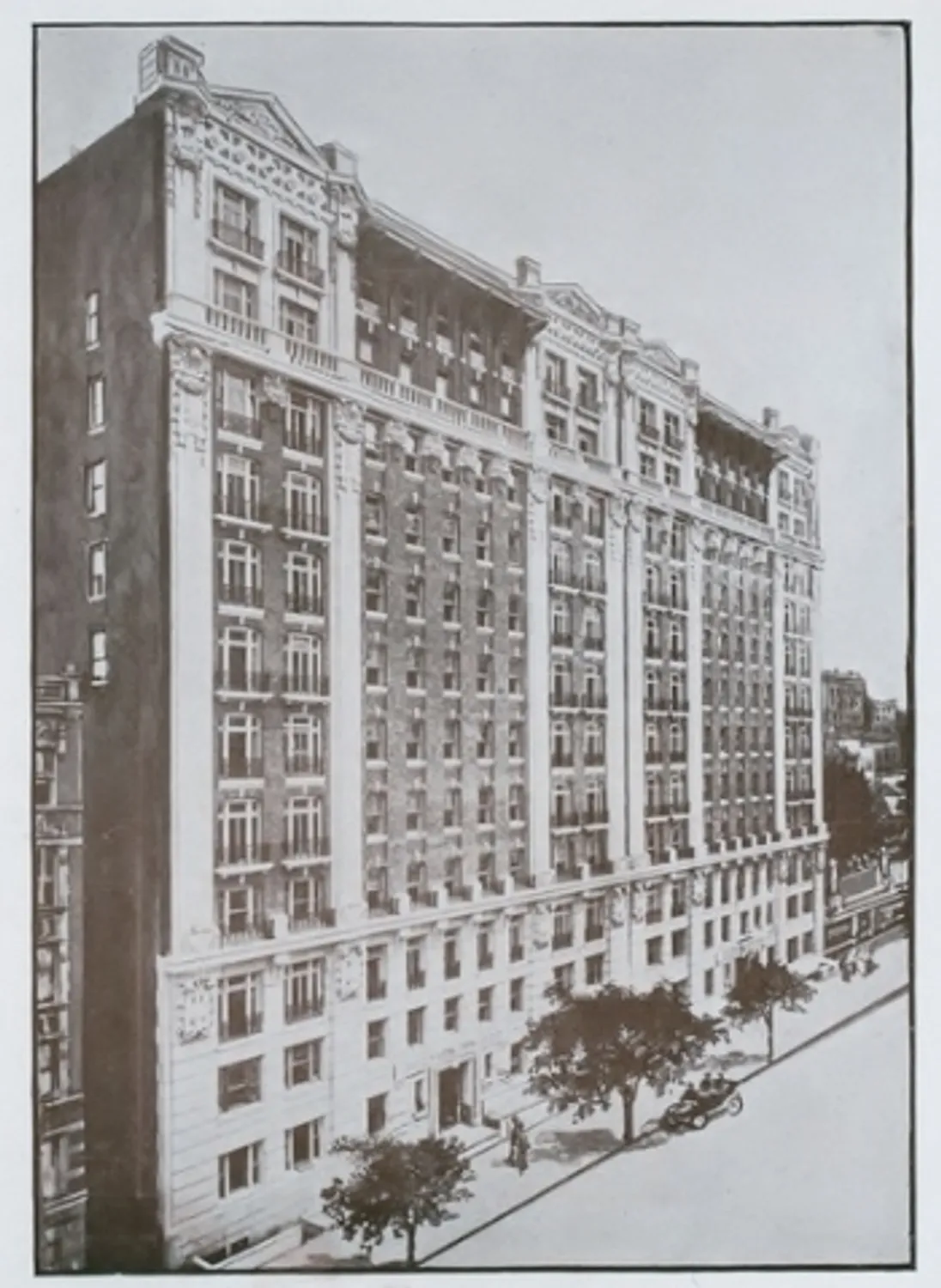 The building in 1909