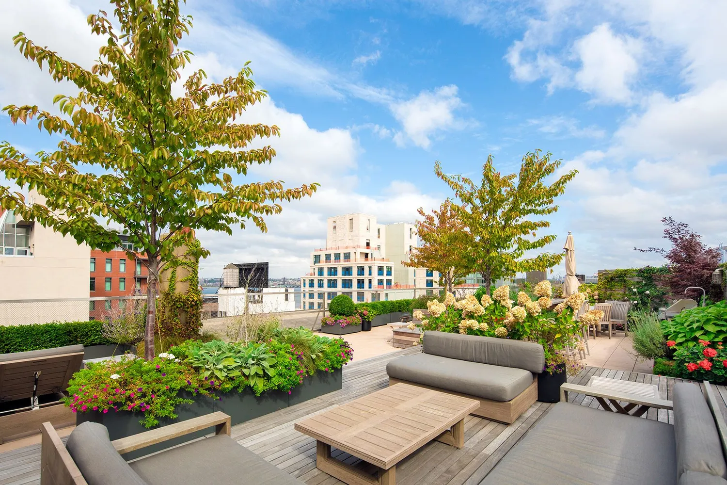 Professionally Landscaped Common Roof Terrace