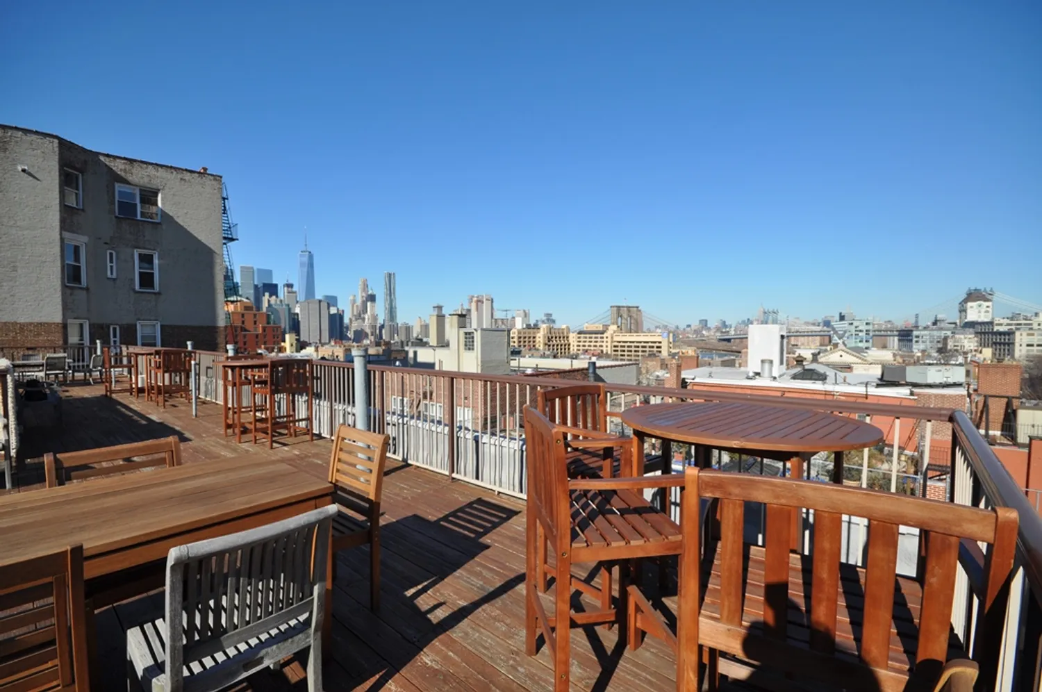 Shared roof deck