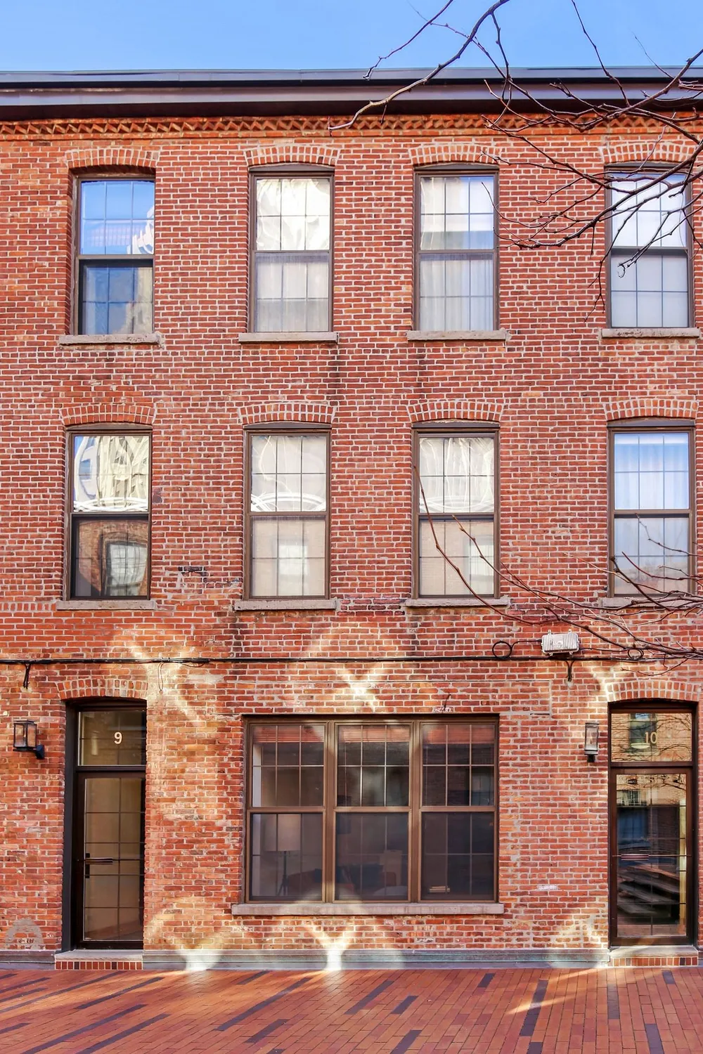 Front of unit 